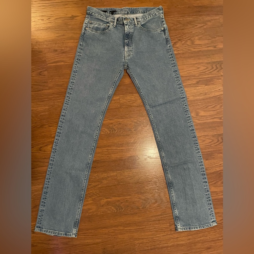 New Vlone Zipper Blue Jeans